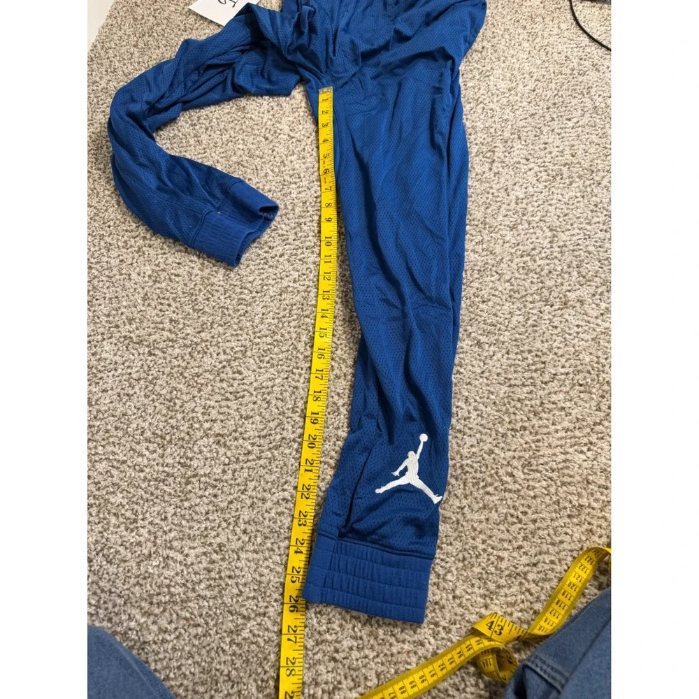 Jordan Boys Royal Blue Mesh Jogger Pants Jumpman XL 13-15 YRS